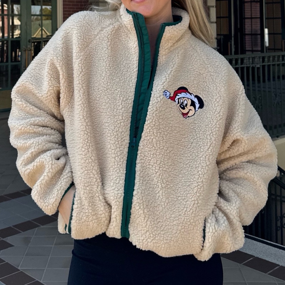 Mickey Christmas Sherpa Jacket 2025